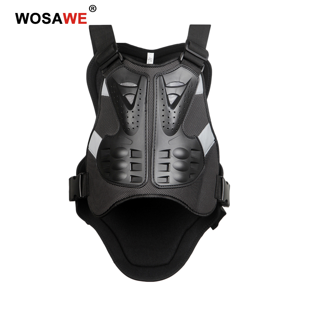 WOSAWE-armadura para motocicleta equipo de protección para el pecho, Protección corporal para Motocross