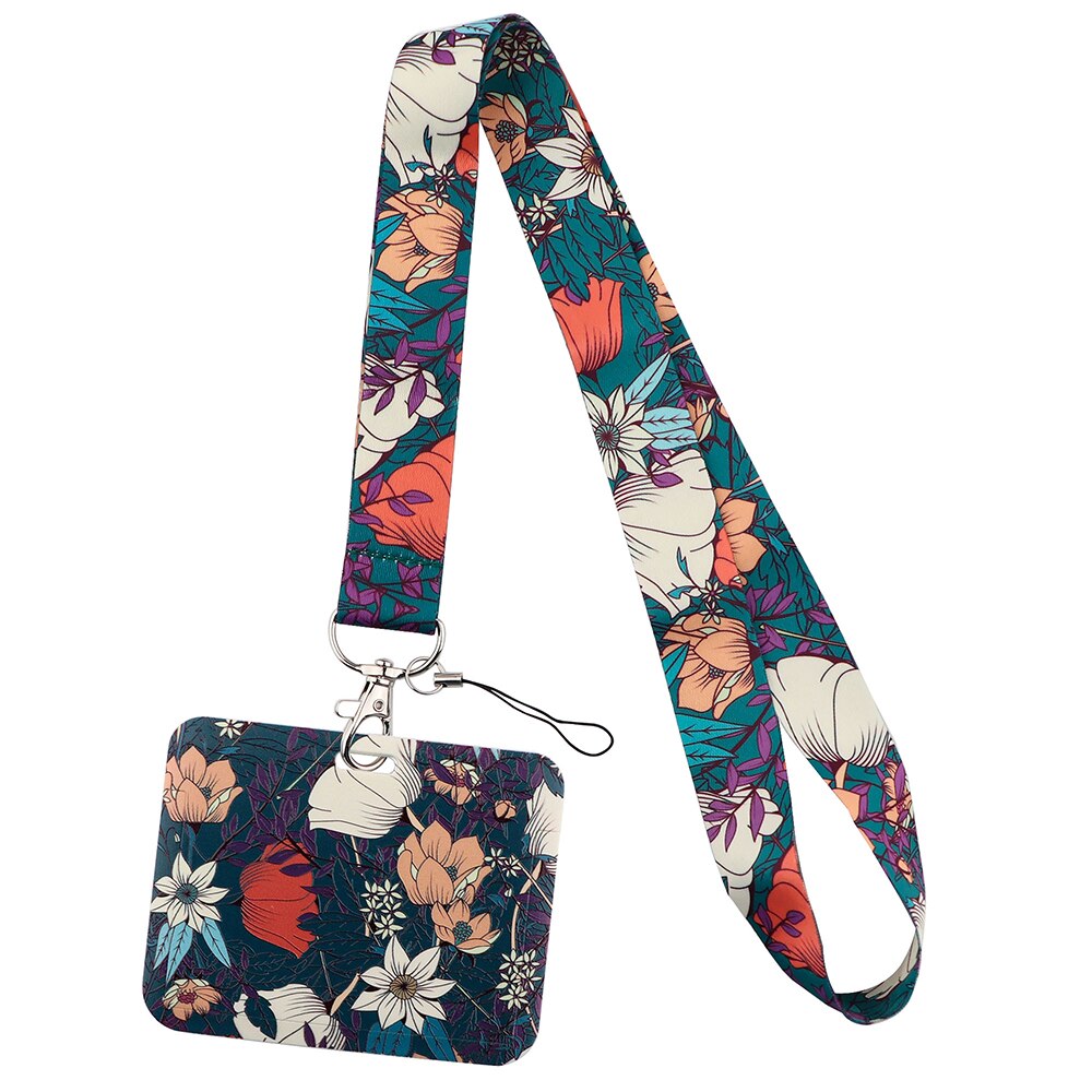 CB1272 Rose Bloem Telefoon Lanyard Sport Strap Hals Touw Mobiele Telefoon Strap Usb Badge Houder Lanyard Hals Ketting Accessoires: 8