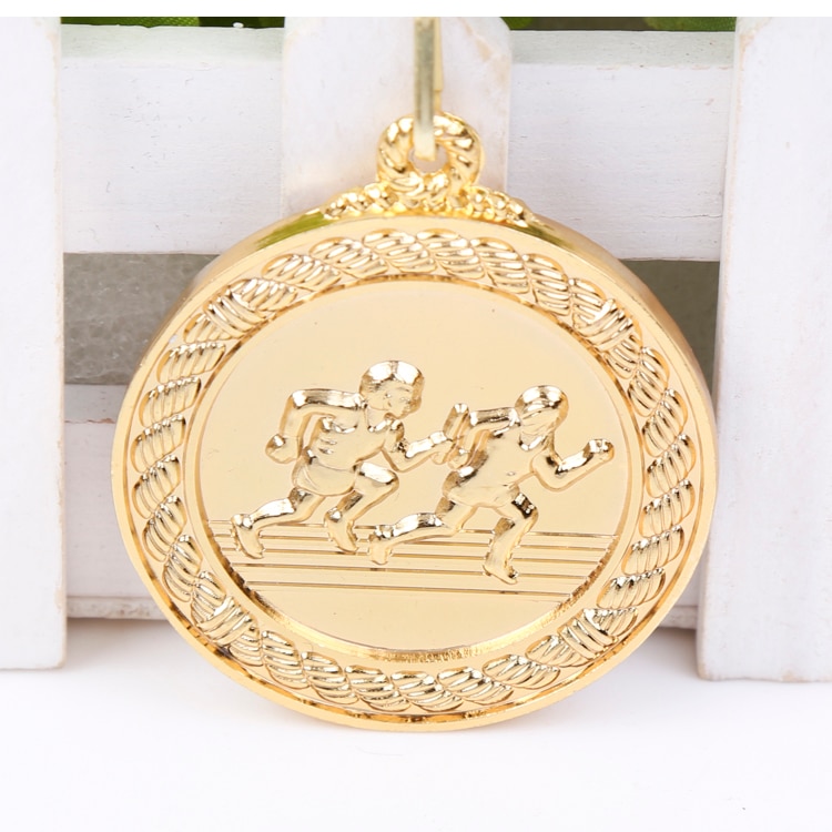 Relay Run medal School Medal Gold Silver Bronze Motion, Honor Communication Ability/self-confidence Developing 5.0 cm