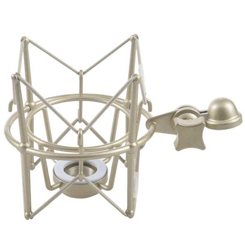 Recording Studio Metal Shockmount Clip Suspension Spiders Bracket Microphone Stand for Broadcast Mic Holder: Concave type