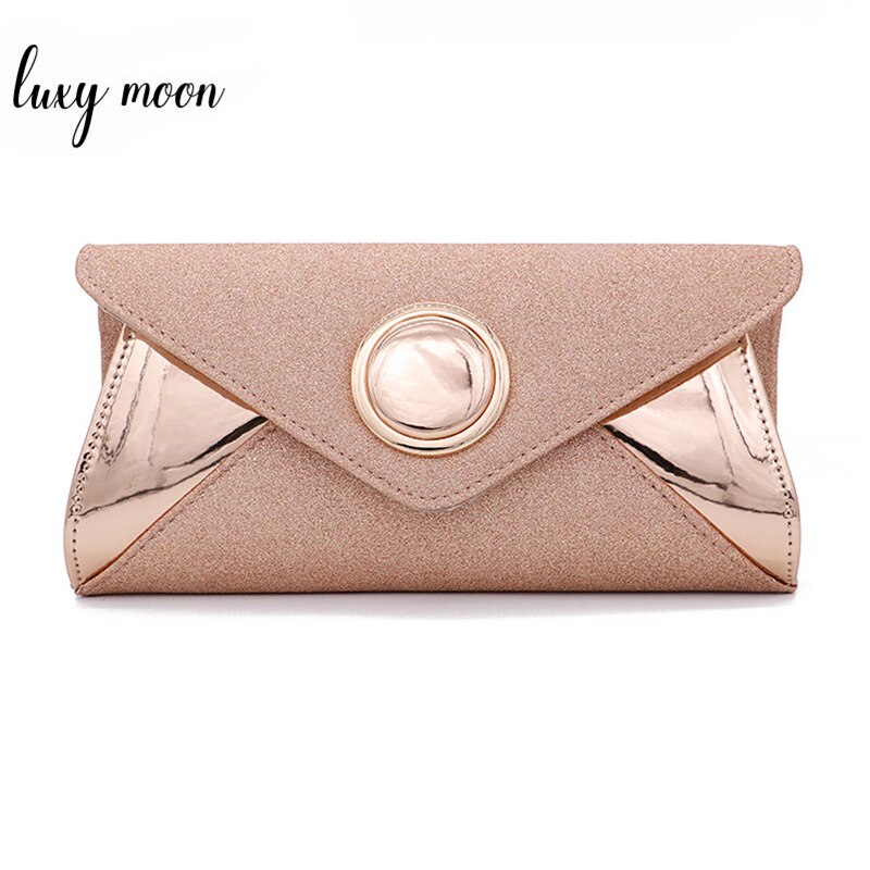 Luxy Mond Frauen Geldbörse Gold Abend Kupplung Taschen Mini Handtasche frauen Abend Tasche Partei Schulter Tasche Bolsas Mujer ZD1433