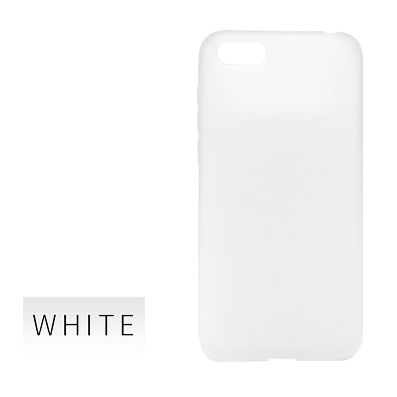 Honor 7a hoesje voor fundas huawei honor 7a dua -l22 hoesje 5.45 inch zachte tpu achterkant voor huawei  y5 telefoonhoesjes: Voor huawei  y5 2018 / Wit