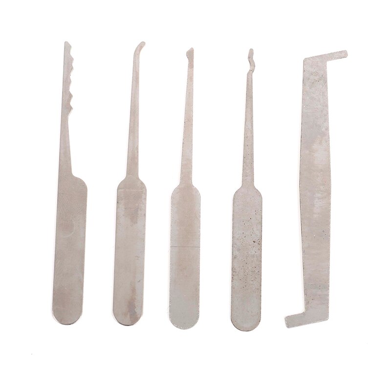 1 set Credit Card Lock Picking Tool Hook Picks Locksmith Tool Training Practice
