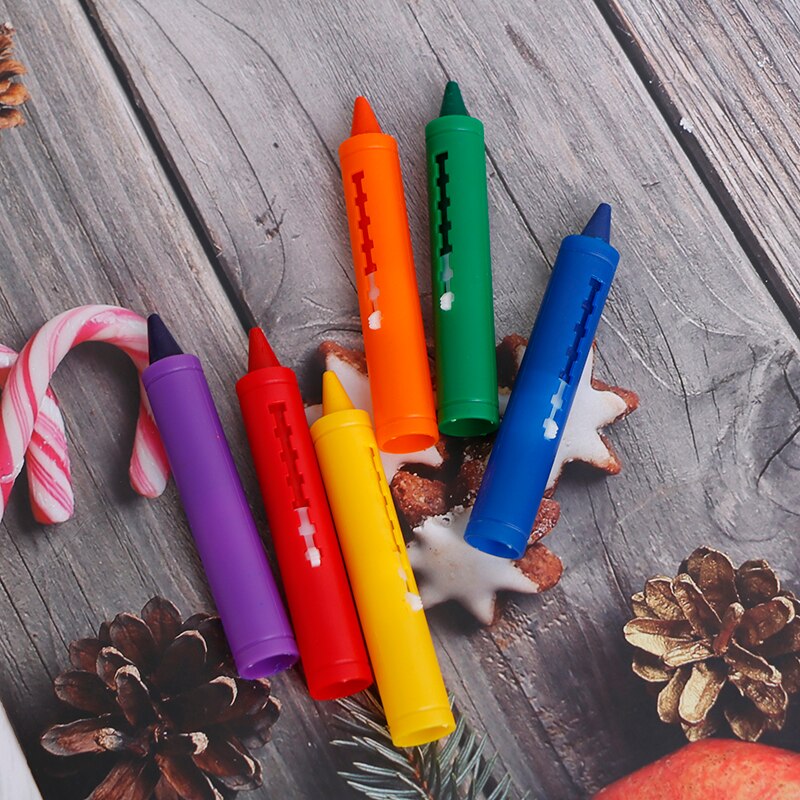 6 Stuks Baby Badkamer Kleurpotloden Gewassen Kleur Gekleurde Graffiti Pen Voor Kids Schilderij Tekening Levert Douche Speelgoed