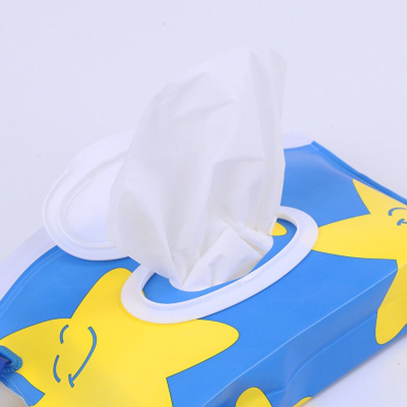 Tirar Cinta Caixa de Lenços Umedecidos De Bebê Portátil Clamshell Recipiente Toalhetes Eco Easy-carry Cosméticos Casos de Toalhetes de Limpeza