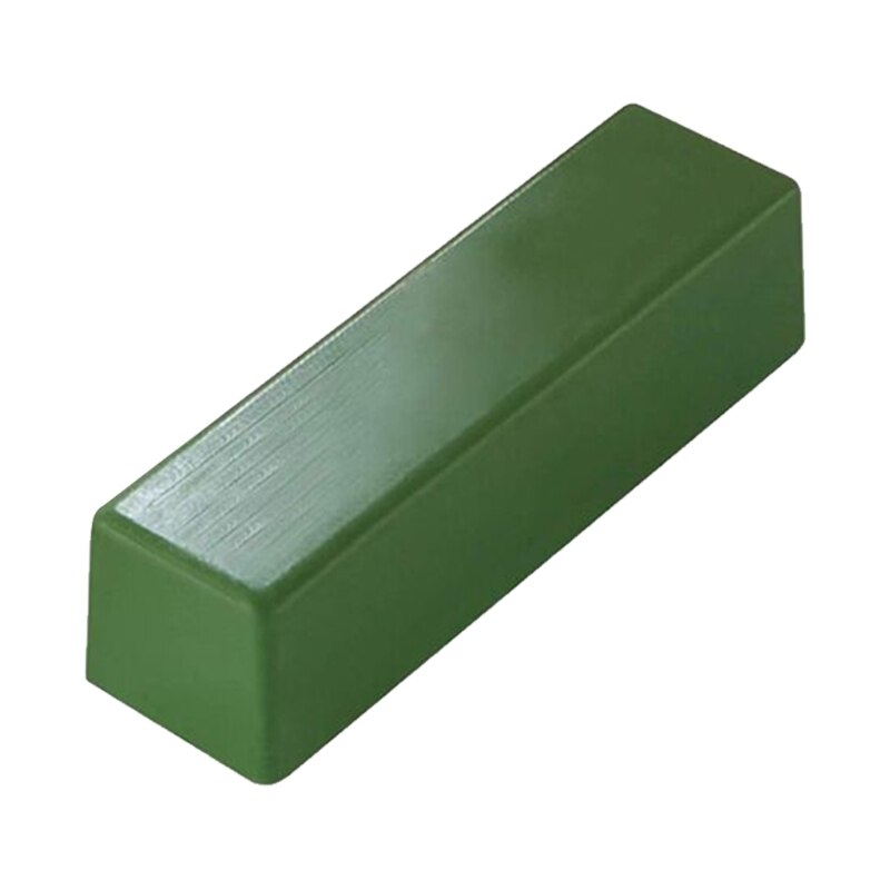 Pâte à polir verte, 110x35x25mm, 1 pièce, pâte Abrasive pour métaux, cire de chrome, oxyde vert