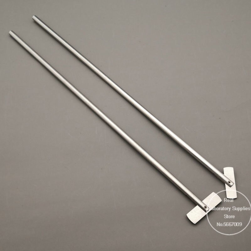 1pcs lab stainless steel paddle straight movable blade for stirrer mixer blender laboratory equipment