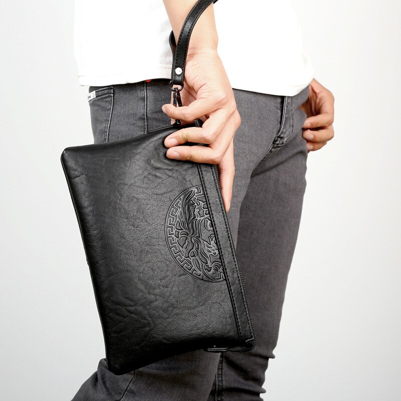 Heren clutch zakelijke handtas heren envelop messenger bag casual reistas multifunctionele herentas