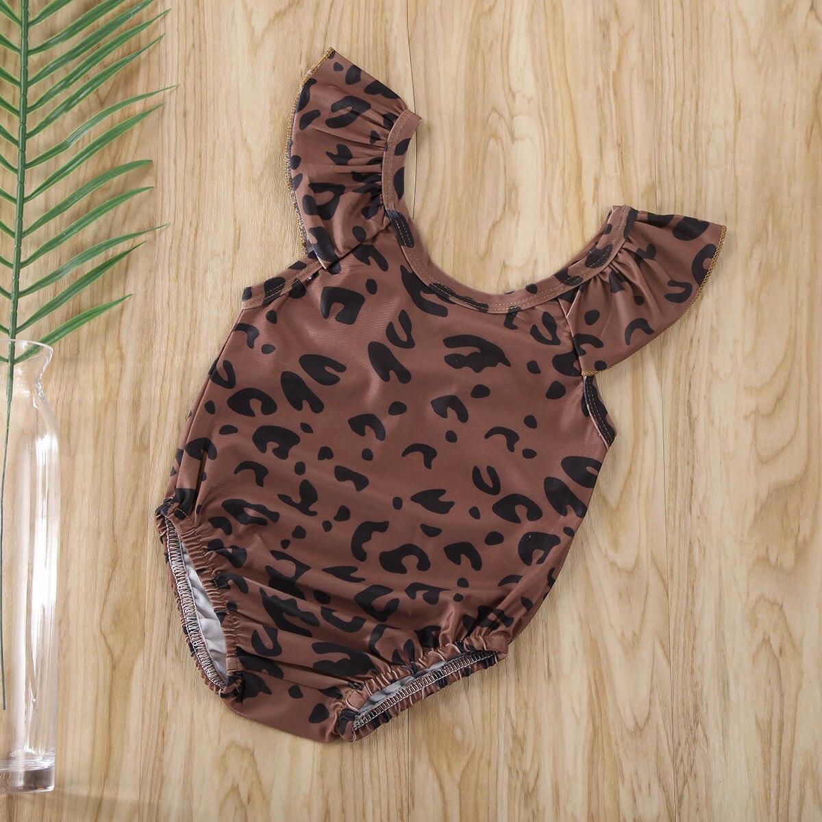 Summer Swimsuit Kids Baby Girl Leopard print Swimming Costume One Piece Swimwear Outfits