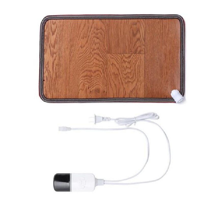 Alfombrilla calefactora eléctrica para el hogar y la Oficina, calentador de pies , de cuero, para invierno, LY-1: 10 Level Adjustable