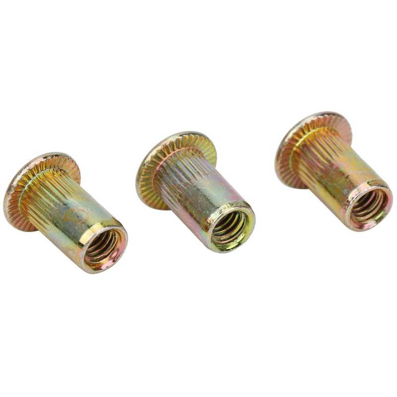 thread repair kit thread repair kit M4 Color Zinc Plating Rivet Nuts Quick Riveting Automobiles Hardware