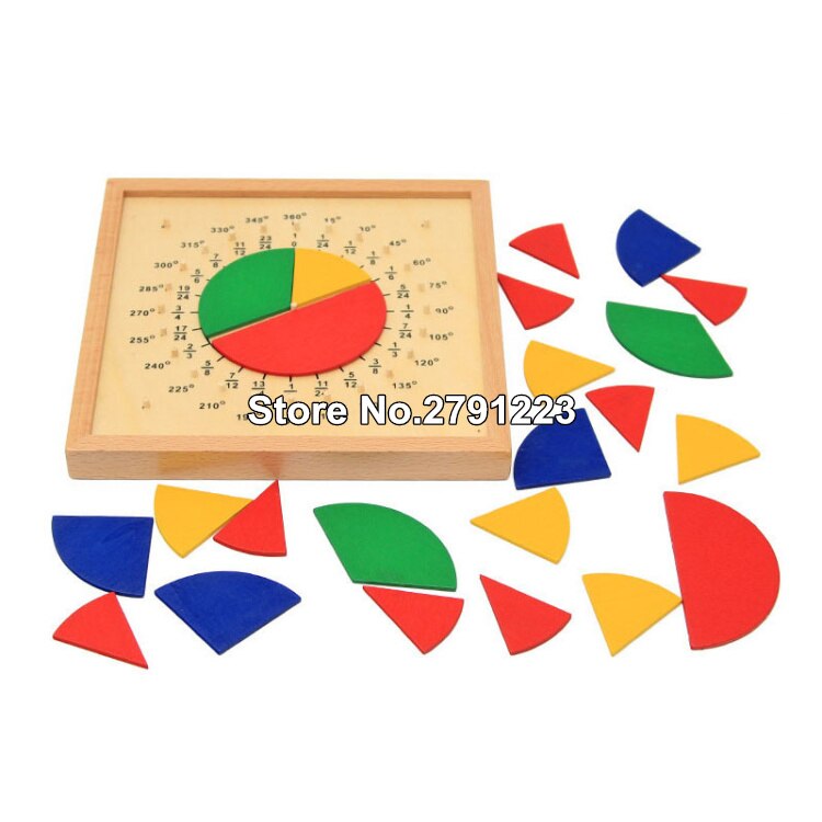 Baby Toys Circular Mathematics Fraction Division T... – Vicedeal