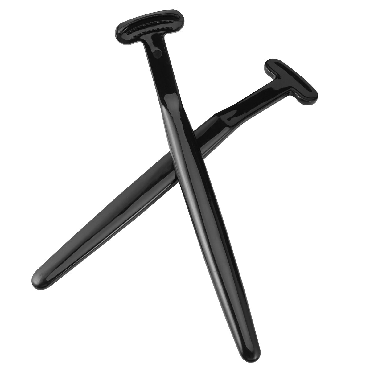 2Pcs Tong Brush Cleaner Orale Cleaning Tong Borstel Verwijderen Bamboe Houtskool Tong Schraper (Zwart)