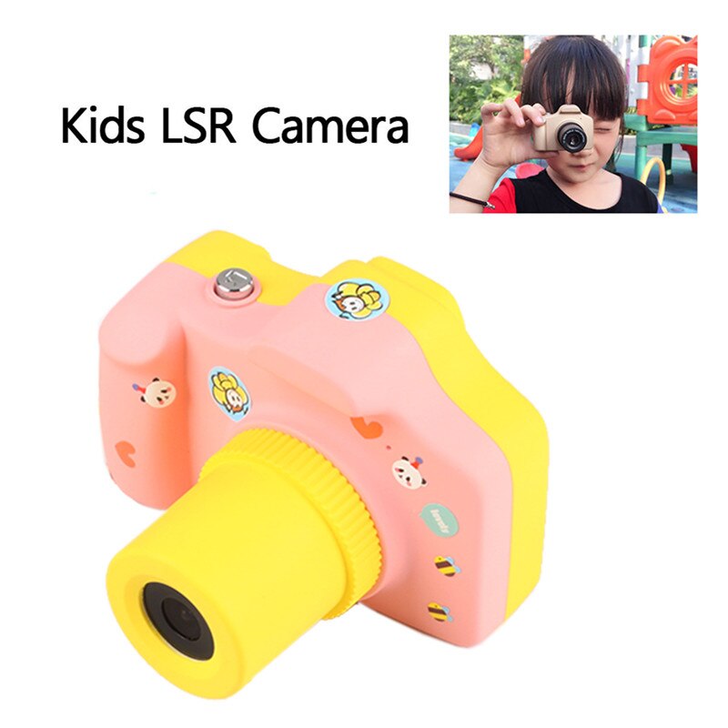 Digital Camera For Children 1080P 1.5 LCD Inch Screen Mini Cute Children's Camera: Pink