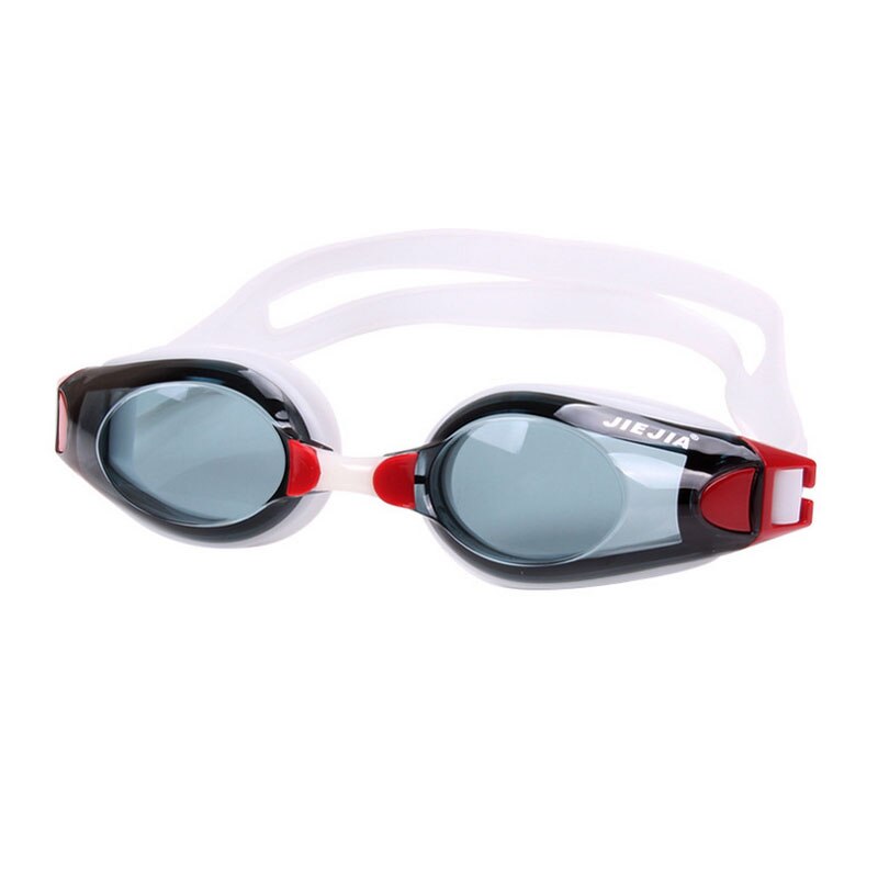 Jiejia svømmebriller anti-dug arena sportsbriller til voksne vandpool svømmebriller vandtætte dykkerbriller: Rød