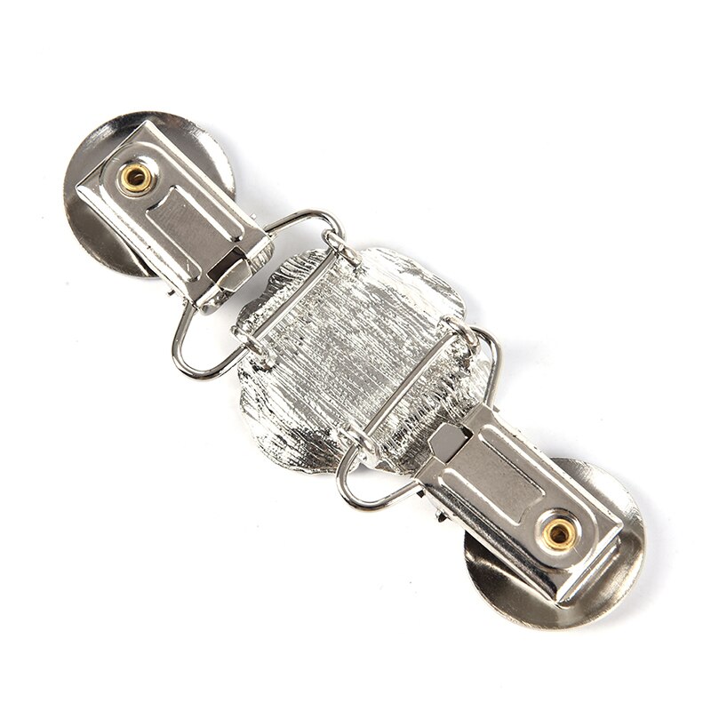 2 st dam kofta tröja blus ros klämmor skjortkrage retro klämma spännen charm broscher klädtillbehör