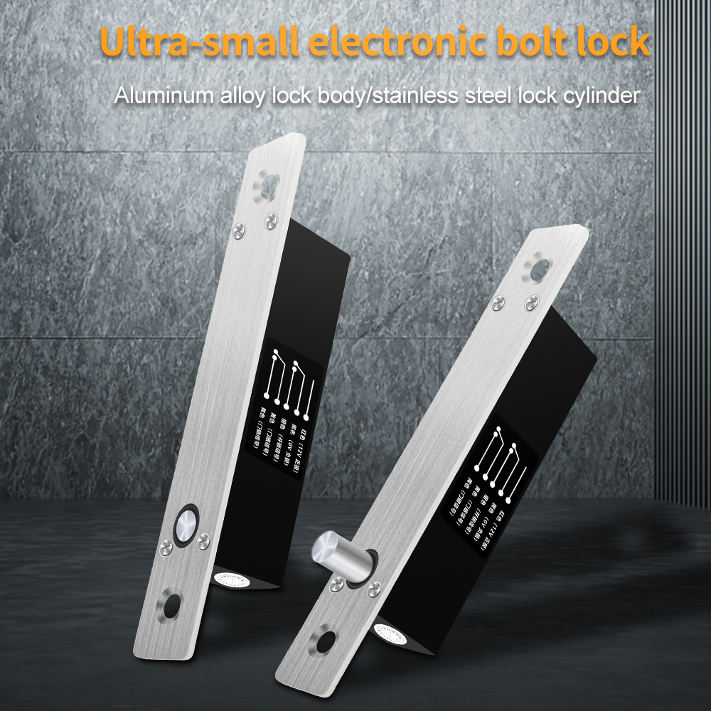Elektrisch Slot - 120x18x23mm - Vertragingstimer - Feedback Signaal - DC 12V Aluminiumlegering