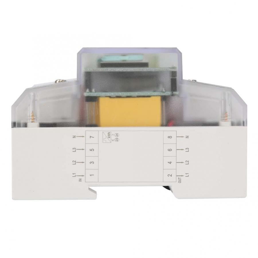 220/380V 5-80A Consumo di Energia Digitale Misuratore di Potenza Elettrica 3 Fase 4P KWh metro con Schermo LCD Digitale wattmetro