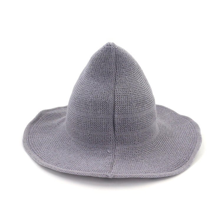 Halloween Witch Hat Men's And Women's Wool Knit Hat Solid Hat