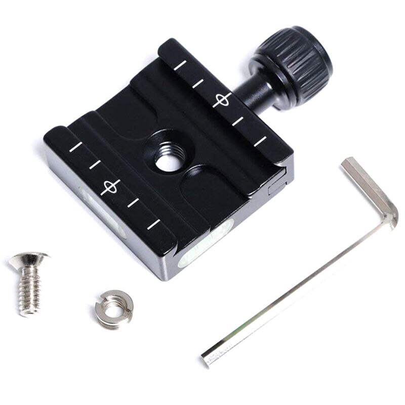 Aluminium 50mm Quick Release Plate QR Clamp Fits Arca-Swiss Standard for Tripod Ballhead