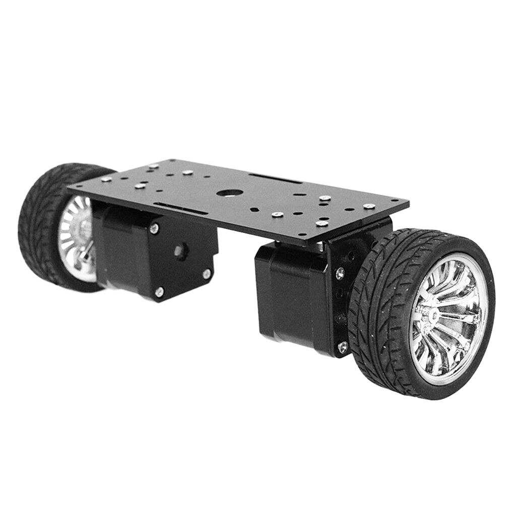 Double-Wheeled Drive Alloy Smart Robot Car Chassis DC Motor DIY