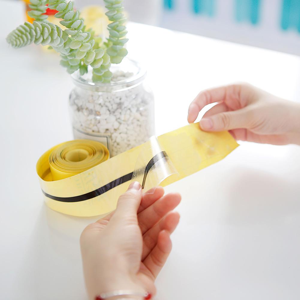 Durable Tile Stickers Classic Delicate Texture 500cmx5cm PVC DIY Self-adhesive Waterproof Floor Wall Tile Sticker Home Decor