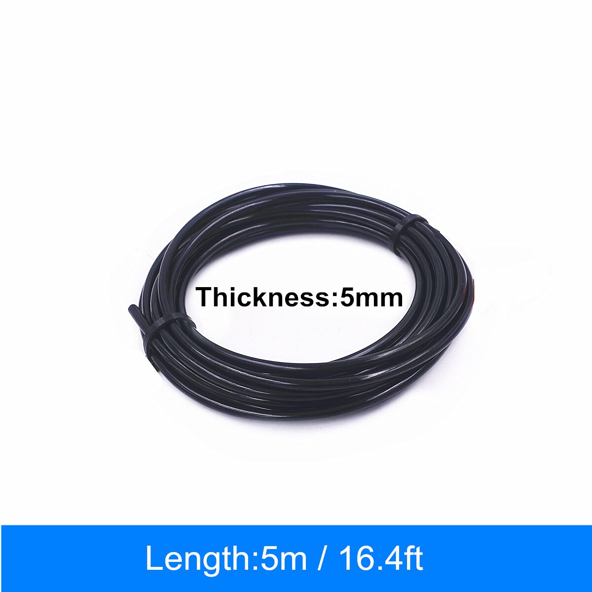 Gym trinse kabel ståltau tykt 5mm/6mm pu skin for erstatning fitness trening tilbehør tilbehør hjemmetreningsutstyr: 5mm x 5m