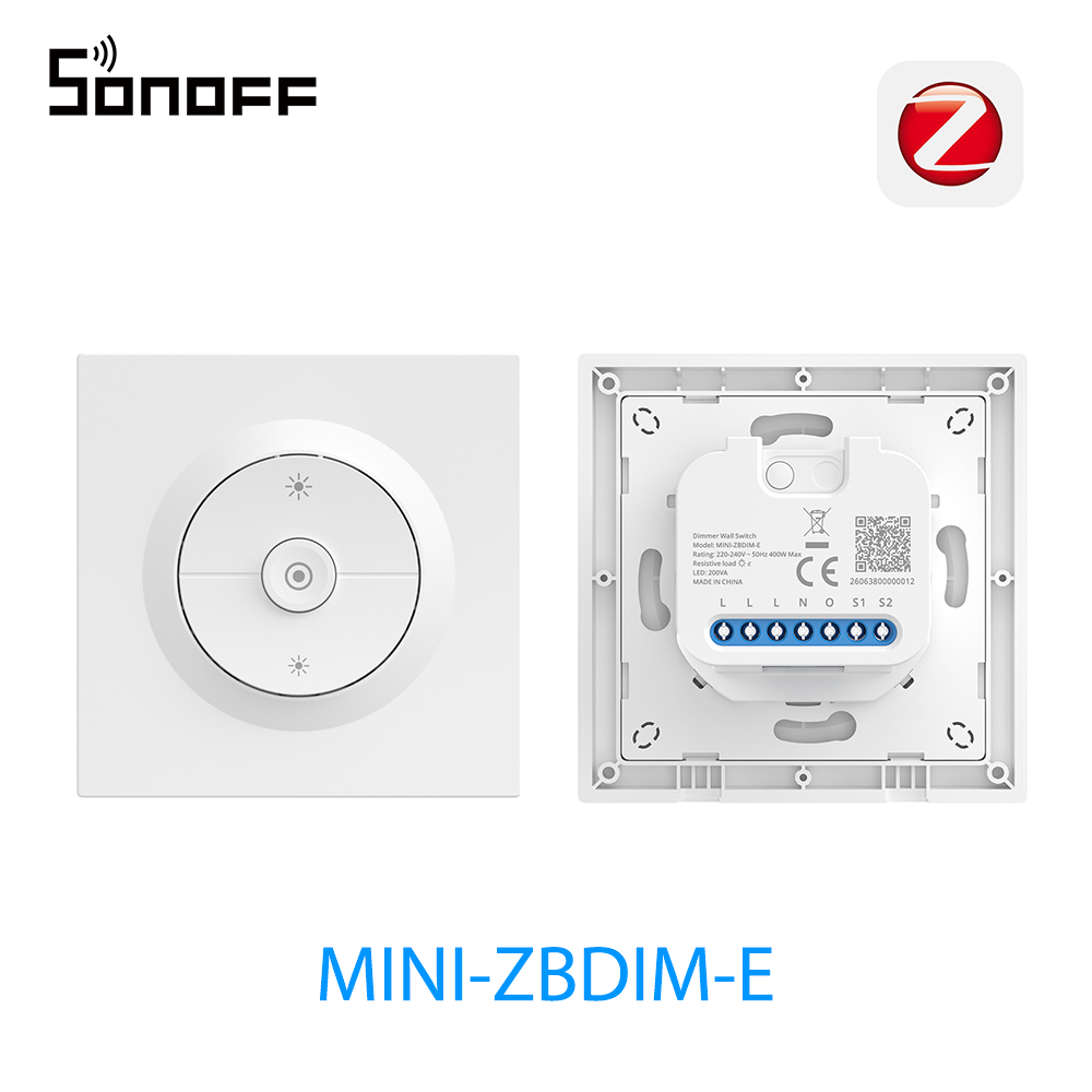 Sonoff mini-zbdim-e zigbee lysdæmper vægafbryder orb-zbdim intelligent flimmerfri dæmpning omfattende elektrisk sikkerhedssystem: Default Title