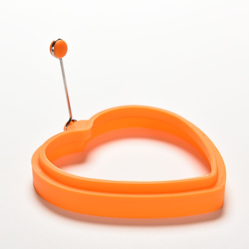 1Pc Siliconen Hart Vorm Mal Voor Eieren Bak Gebakken Ei Ring Pannenkoeken Vorm Voor Eieren Koken Tool