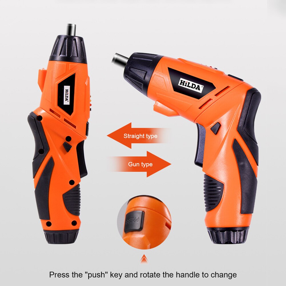 4.2V Electric Screwdriver Multi-functional Cordless Rechargeable Power Drill Kit Screw Installation Wood Drilling Machine