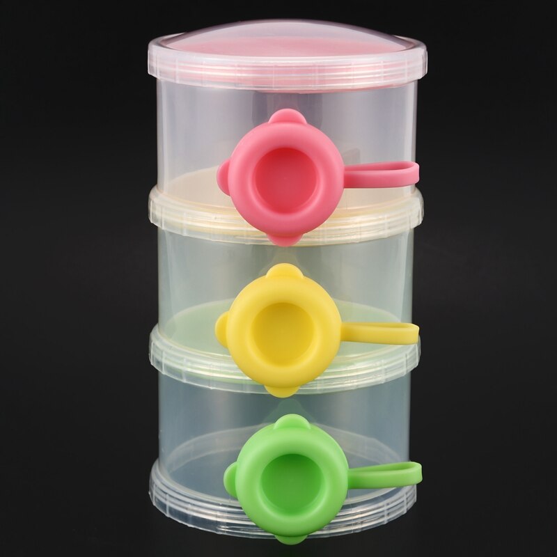 Dosierung Kasten von milchpulver mit 3 fächer für Baby Art