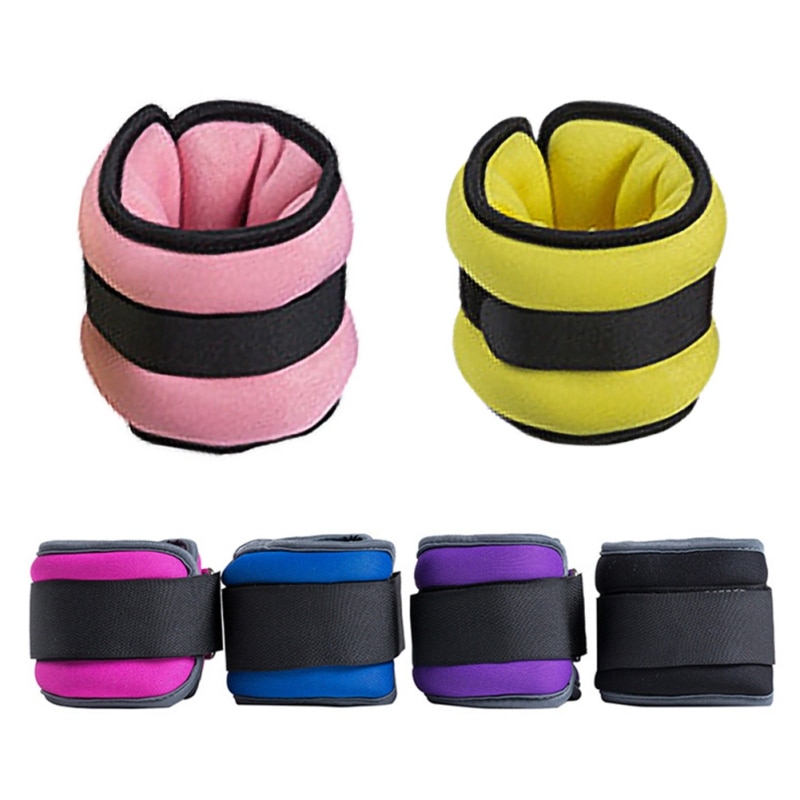 Adjustable Legs Ankle Wrist Sand Bag Weights Training Sandbag Wraps Strength GYM Running MMA Fitness Equipment