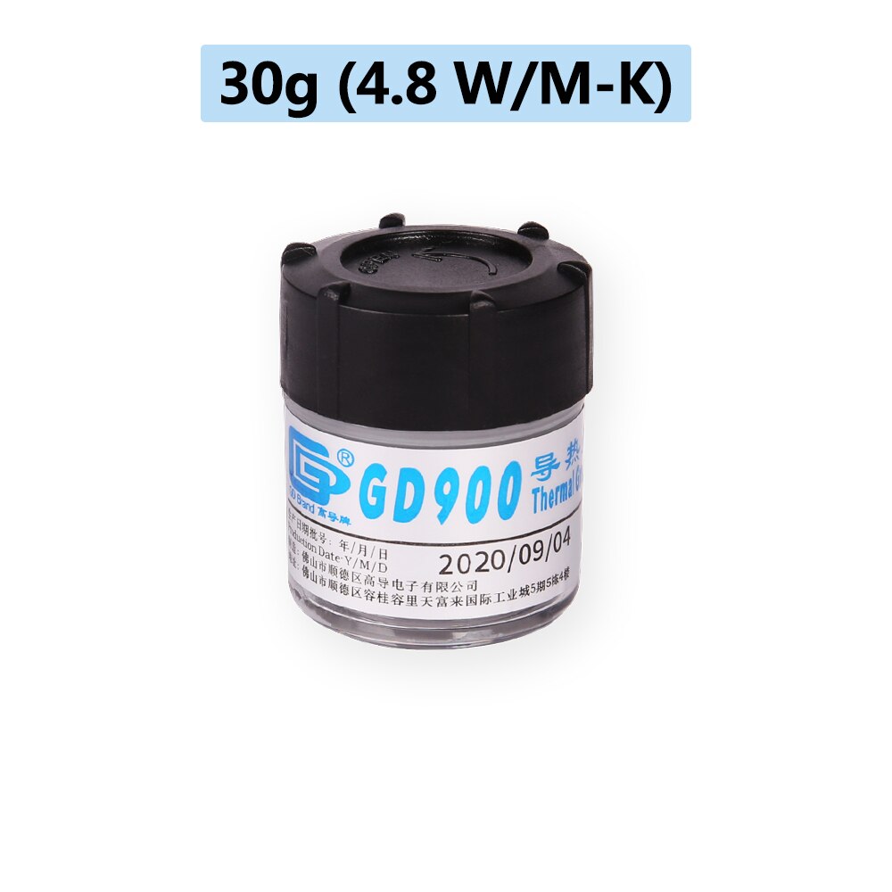 GD900 Thermal Conductive Grease Paste Silicone Plaster Heatsink Compound High Performance For CPU CN30/CN150 4.8/6W/M-K: GB900-CN30