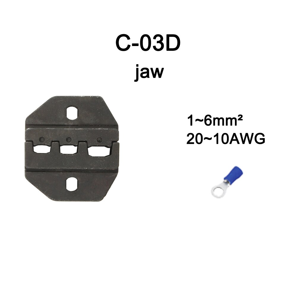 C04WFL C05H C02 C03B C03C C03D C04WF C02H C02H1 Die Sets for C CRIMPING PILER die sets plier modules jaws: C03D