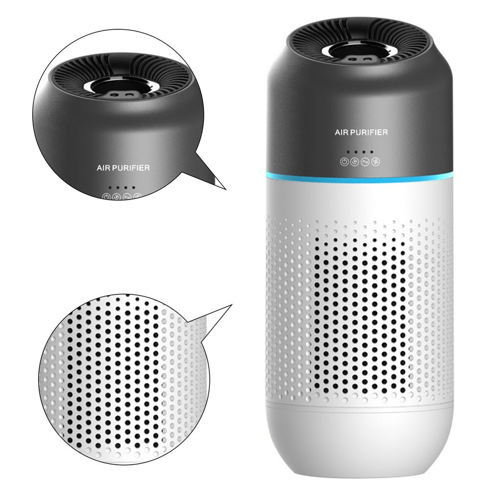 Portable Car Air Purifier Gestures Sensor Switch Eliminates Smoke Odor Cleaner Purification Machine For Home Car