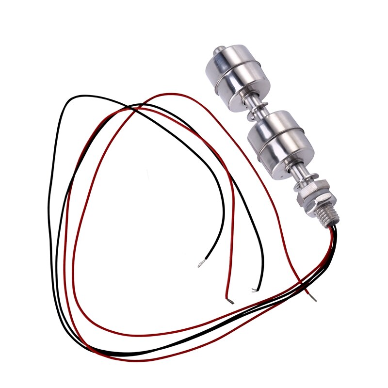 100Mm Stainless Steel Float Switch Water Tank Liquid Level Sensor Double Ball Float Switch Water Tank Flow Sensor