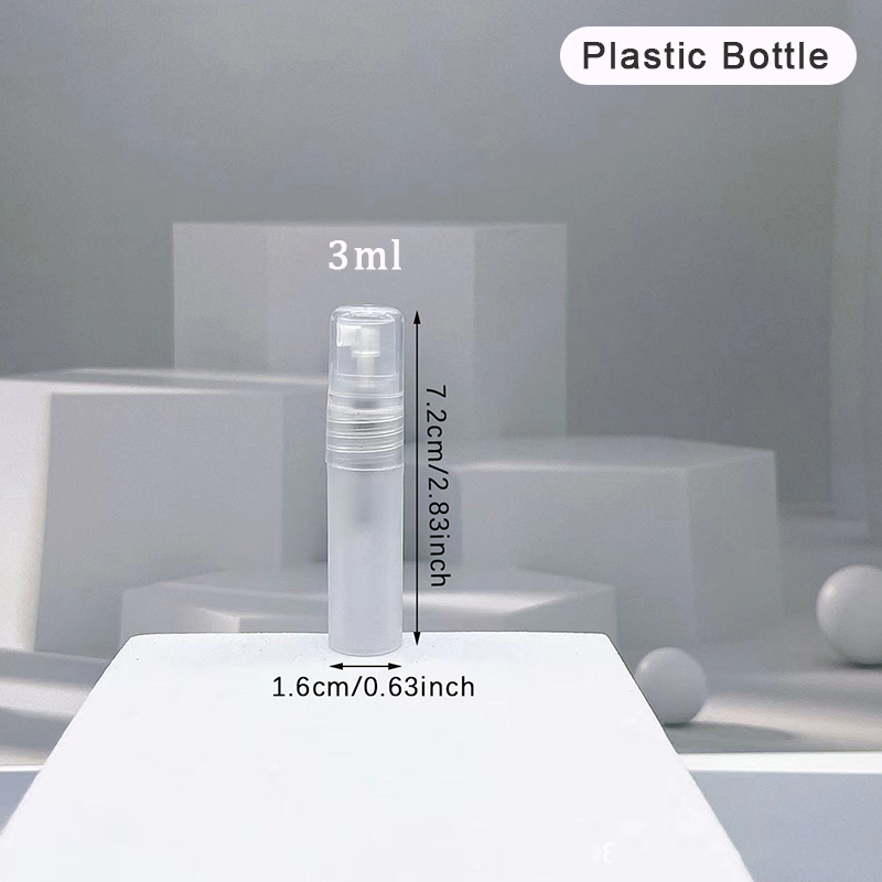 Mini botella de vidrio transparente para Perfume, frasco vacío para cosméticos, tubo de ensayo de muestra, viales de vidrio fino, 2ML, 3ML, 5ML, 10ML: Gris oscuro