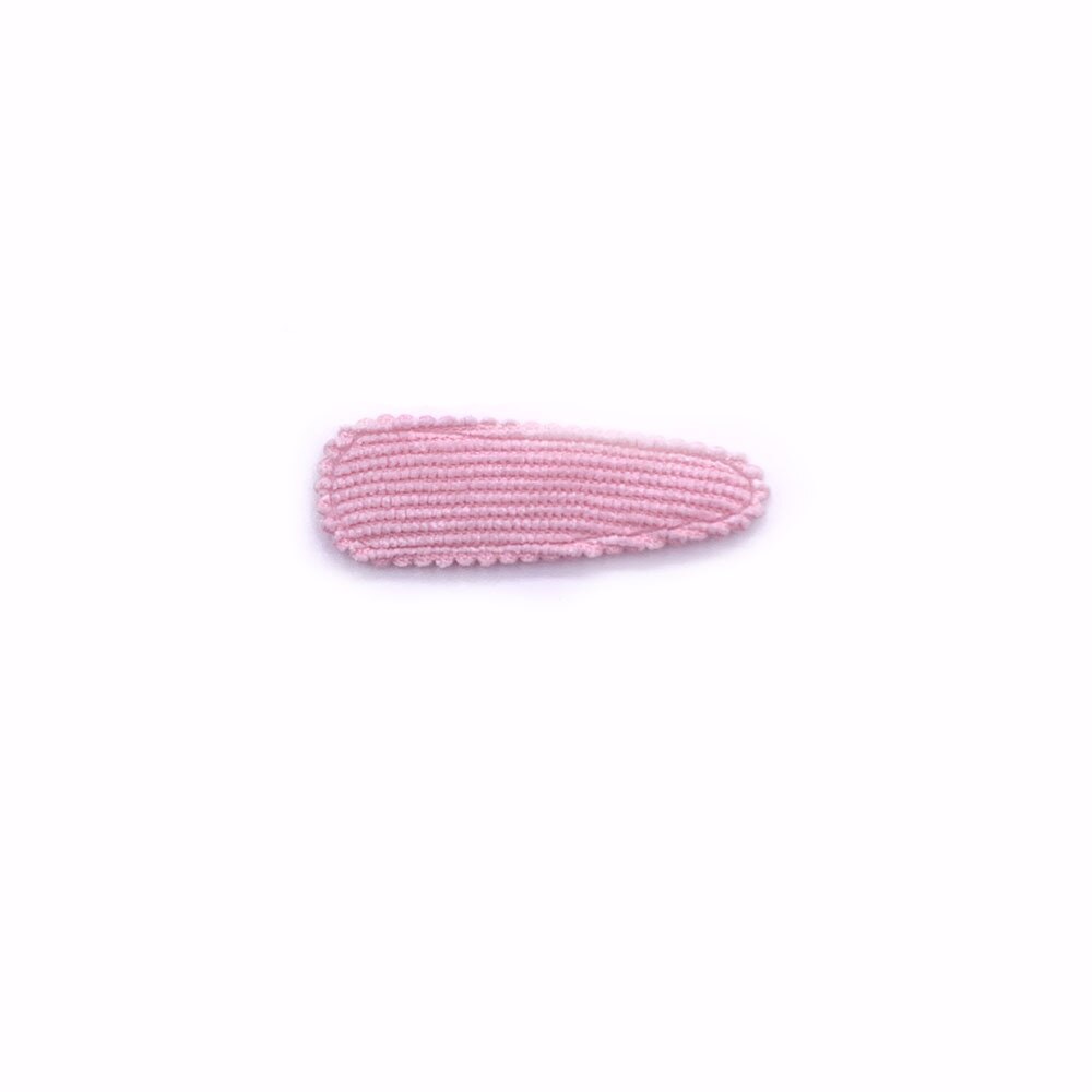 40 Stks/partij 5.5Cm Corduroy Bb Stof Haar Clip Cover Padded Applicaties Diy Handgemaakte Kinderen Haar Accessoires: 6