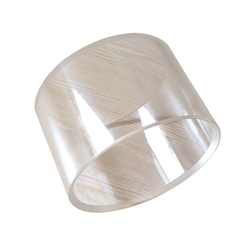 6X4 Inch Acryl Drum Shell Drum Lichaam 6 Inch Diameter 4 Inch Diepte Undrill Geen Gaten Met 45 graden Lager Rand