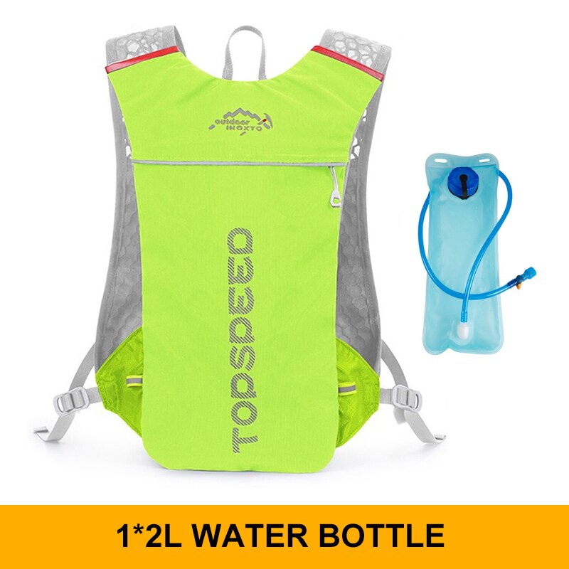 Sac à dos ultraléger pour hommes, gilet d&#39;hydratation, de Jogging, respirant, pour Marathon, vélo, bouteille d&#39;eau, 5l, 500ML: Yellow 2l Water Bag