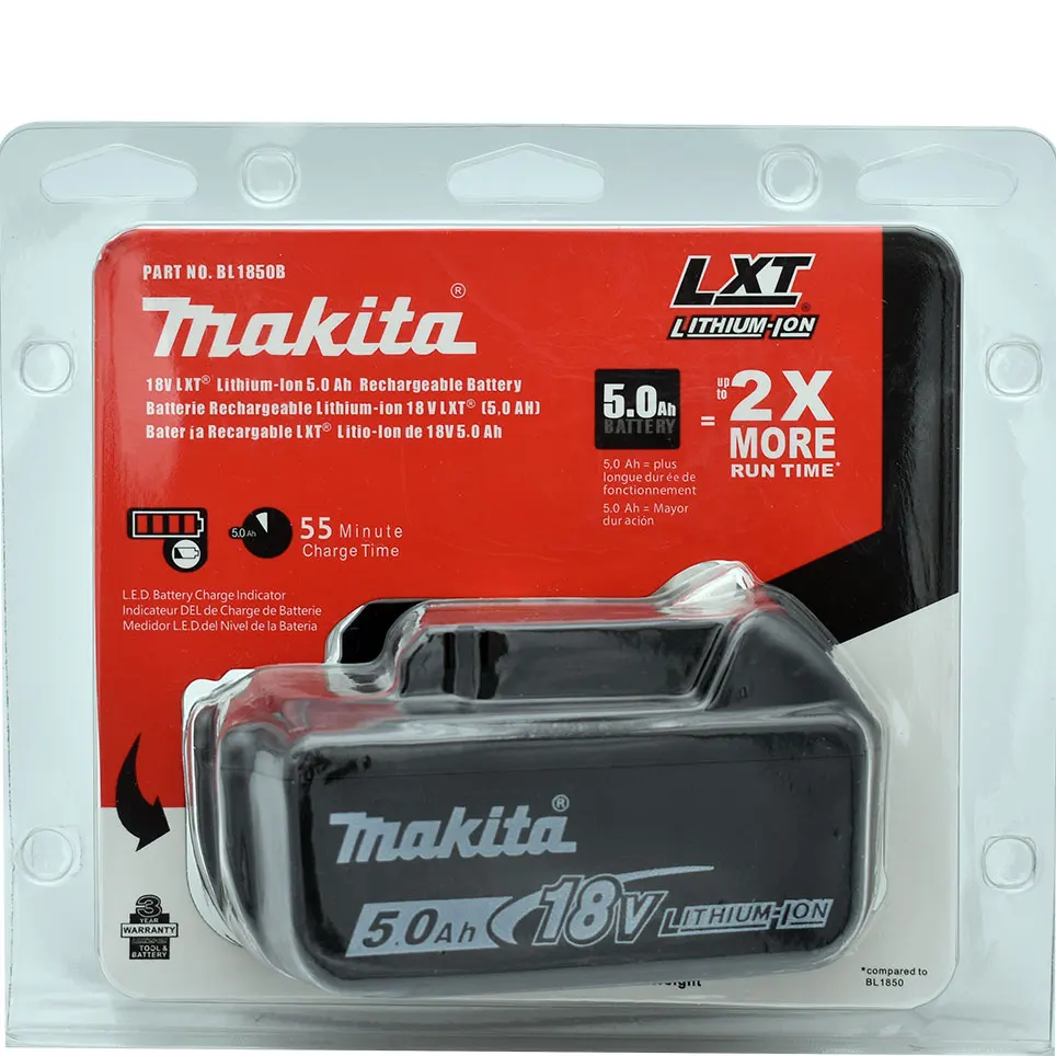 Akumulator Makita 18V 6.0Ah typu C Akumulator litowy 18V Wiertarka Akumulatory zamienne BL1860 BL1830 BL1850 BL1860B: SZARY