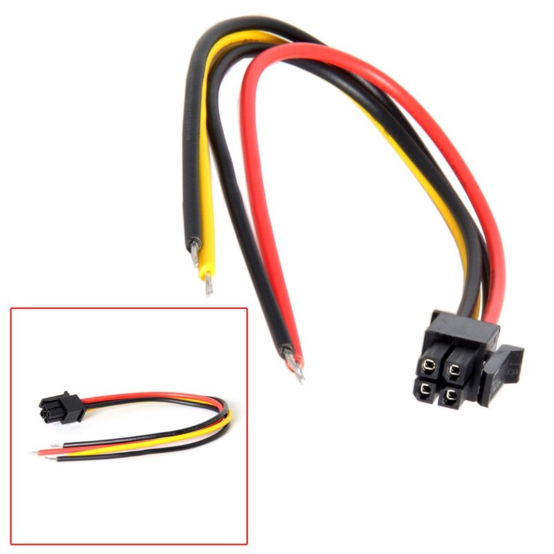 20AWG Atx Molex Mini Fit Pitch 3.0Mm 4Pin Male Naar Open Power Cable Adapter