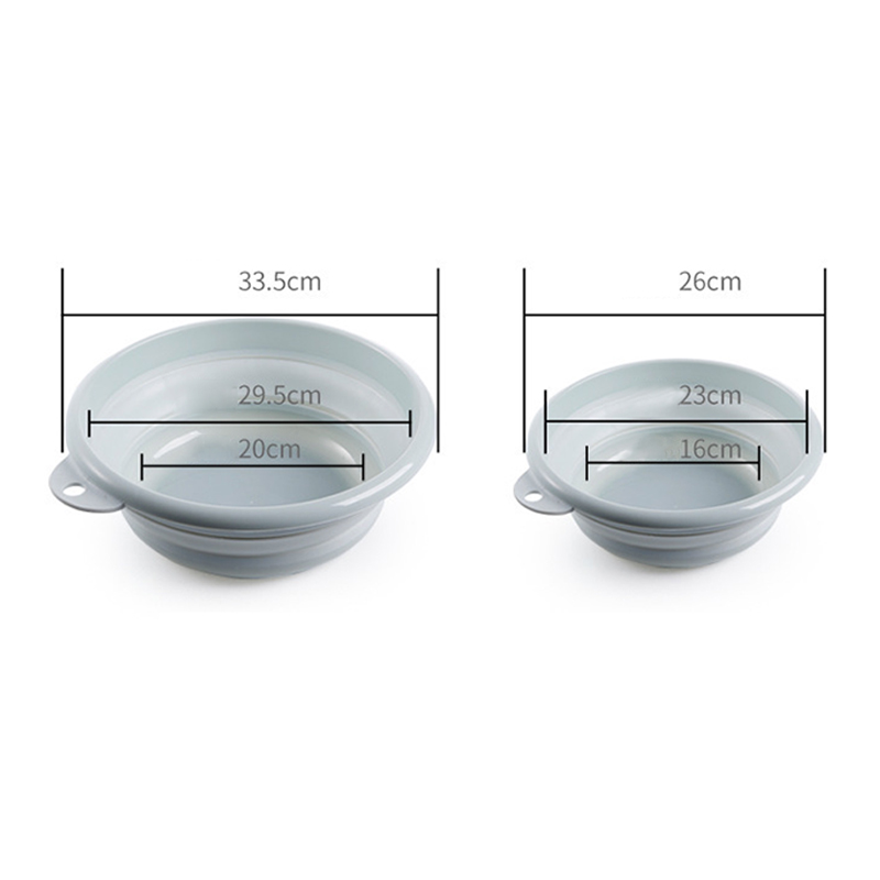 Multi-purpose Folding Basin Portable Wash Basin Collapsible Portable Bucket for Car Wash Outdoor Kitchen Travel Folding Basins