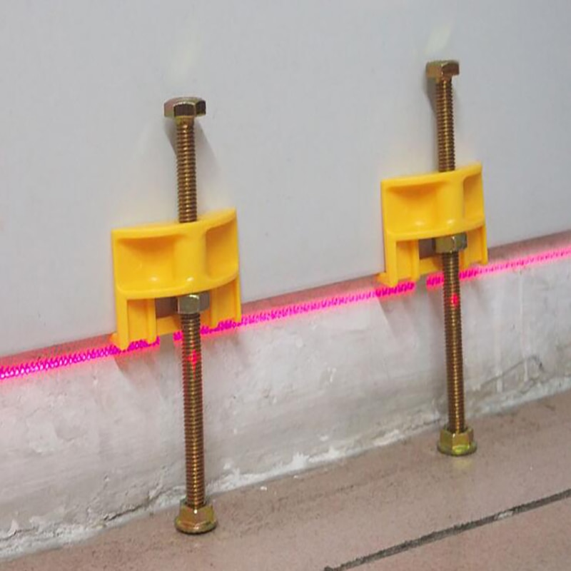 10Pcs Manual Tile Locator Wall Regulator Height Ceramic Fine Thread Rising Tile Leveler Adjustment Construction Tool