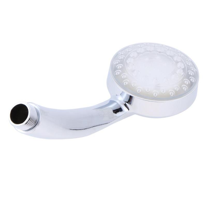 Kleurrijke Led Douchekop Automatische Kleur Veranderende Douche Badkamer Accessoires Hoge Druk Waterbesparende Temperatuurregeling