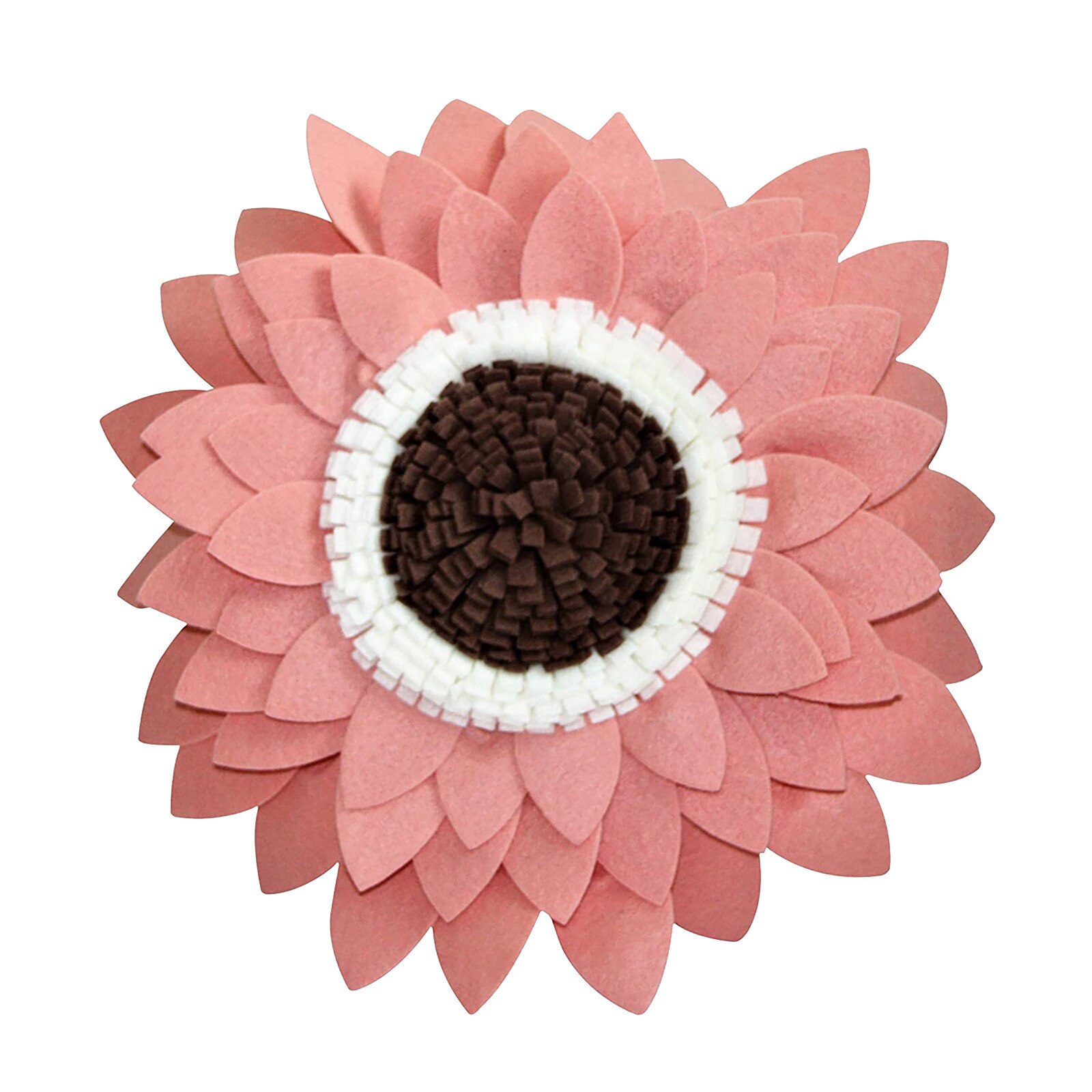 Sunflower Decorative Throw Pillows 3d Flower Round Pillow Sunflower Decorations Child Couple Birthday Home Decoration: Pink