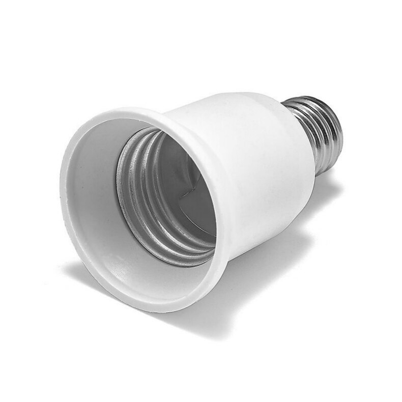 E17 to e26 e27 konverter pbt hus kobber kontakt led pære fatning holder adapter forlænger konverter skift