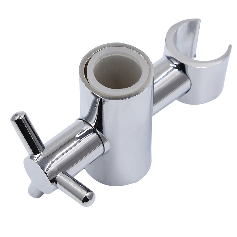 Zinc Alloy Hand Held Shower Bracket For Slider Height &amp; Angle Adjustable Sprayer Holder On Slide Bar Replacement