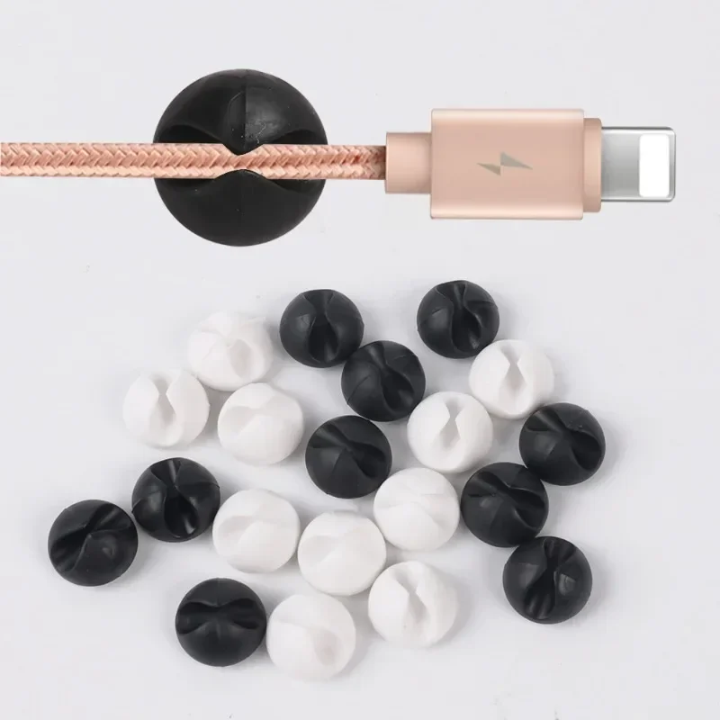 Clip de câble de données pour tableau de bord de voiture, auto-adhésif, Hub de ligne USB, support de fil, pince de fixation, organisateur de fil de bureau, accessoires