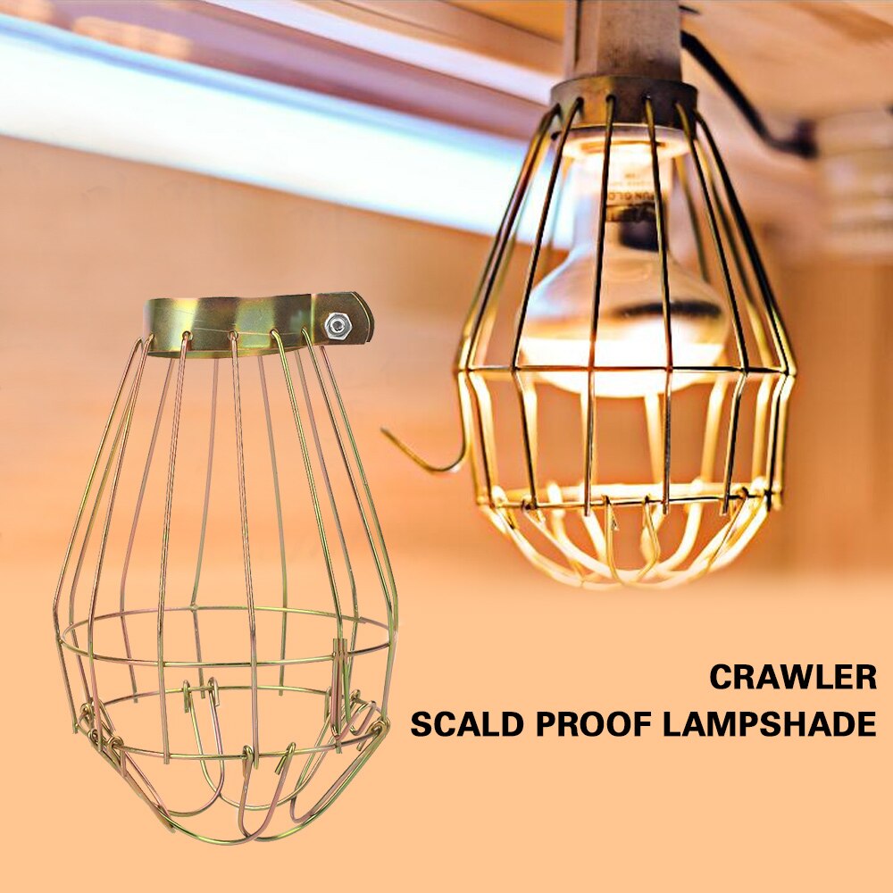 Lampenkap lampenkap verlichtingsonderdelen koperen anti-verbranding thuis huishoudelijk explosieveilig verwijderbaar 10 * 14cm reptielenvoorziening